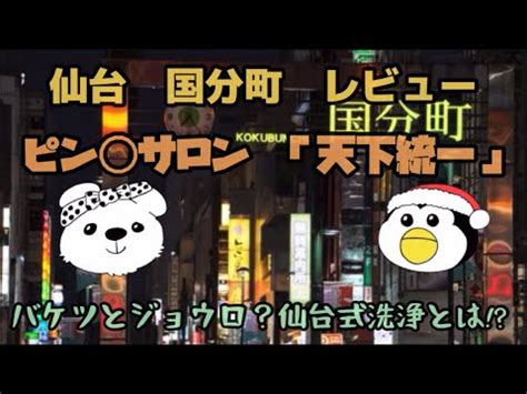 仙台テンカ統一|【すっきり解説】宮城県国分町 ピン ロ「テンカ統一。